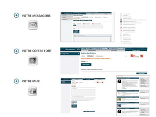 VOTRE MESSAGERIE




VOTRE COFFRE FORT




VOTRE MUR
 