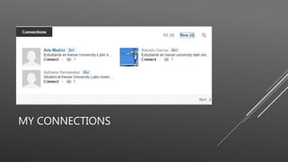 MY CONNECTIONS
 