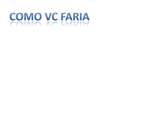 Como vc faria 