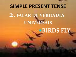 SIMPLE PRESENT TENSE2. FALAR DE VERDADES UNIVERSAISBIRDS FLY