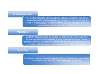 FeaturesSecure, scalable and robust platform.