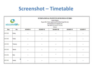 Personalized home page for students.