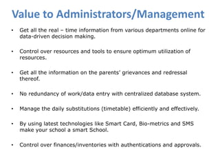  Improved utilization of resources