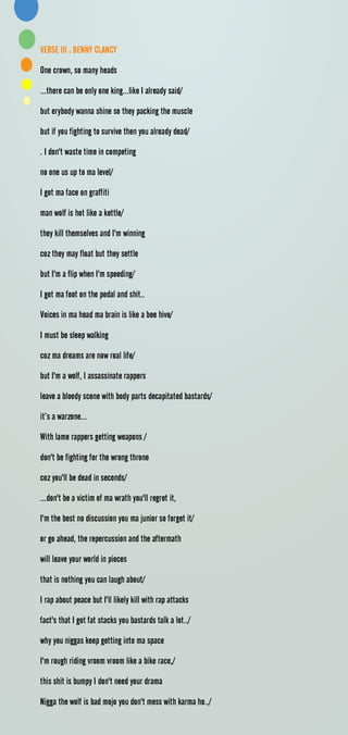 Story Building Cypher - Press Release