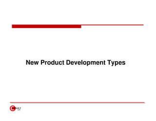 New Product Development Types
 