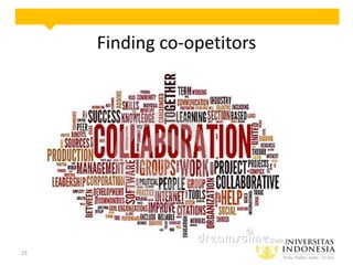 Finding co-opetitors

23

 