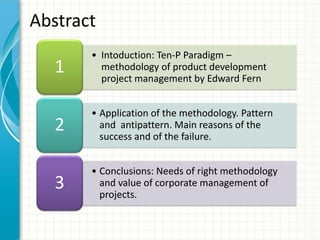 New product development project management | PDF