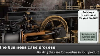 Building the case for investing in your product
 