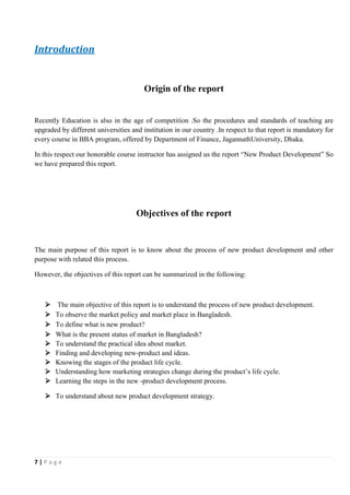 New product development assignment | DOCX