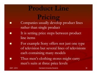 Line Pricing Example New Product Development & Pricing Strategies. | PDF