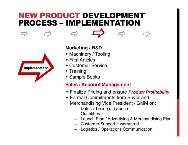 the critical role of sales throughout the new product development pro new product sales