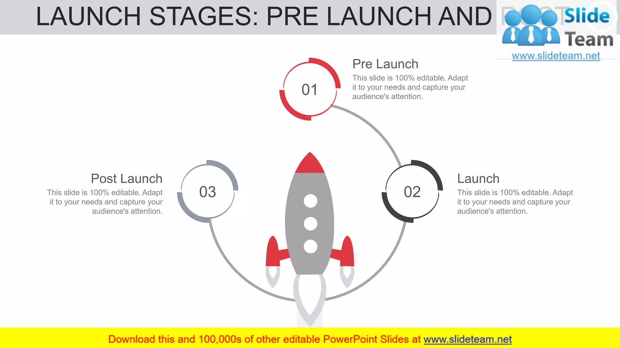 LAUNCH STAGES: PRE LAUNCH AND POST 44
02
01
03 This slide is 100% editable. Adapt
it to your needs and capture your
audience's attention.
Launch
This slide is 100% editable. Adapt
it to your needs and capture your
audience's attention.
Pre Launch
This slide is 100% editable. Adapt
it to your needs and capture your
audience's attention.
Post Launch
 