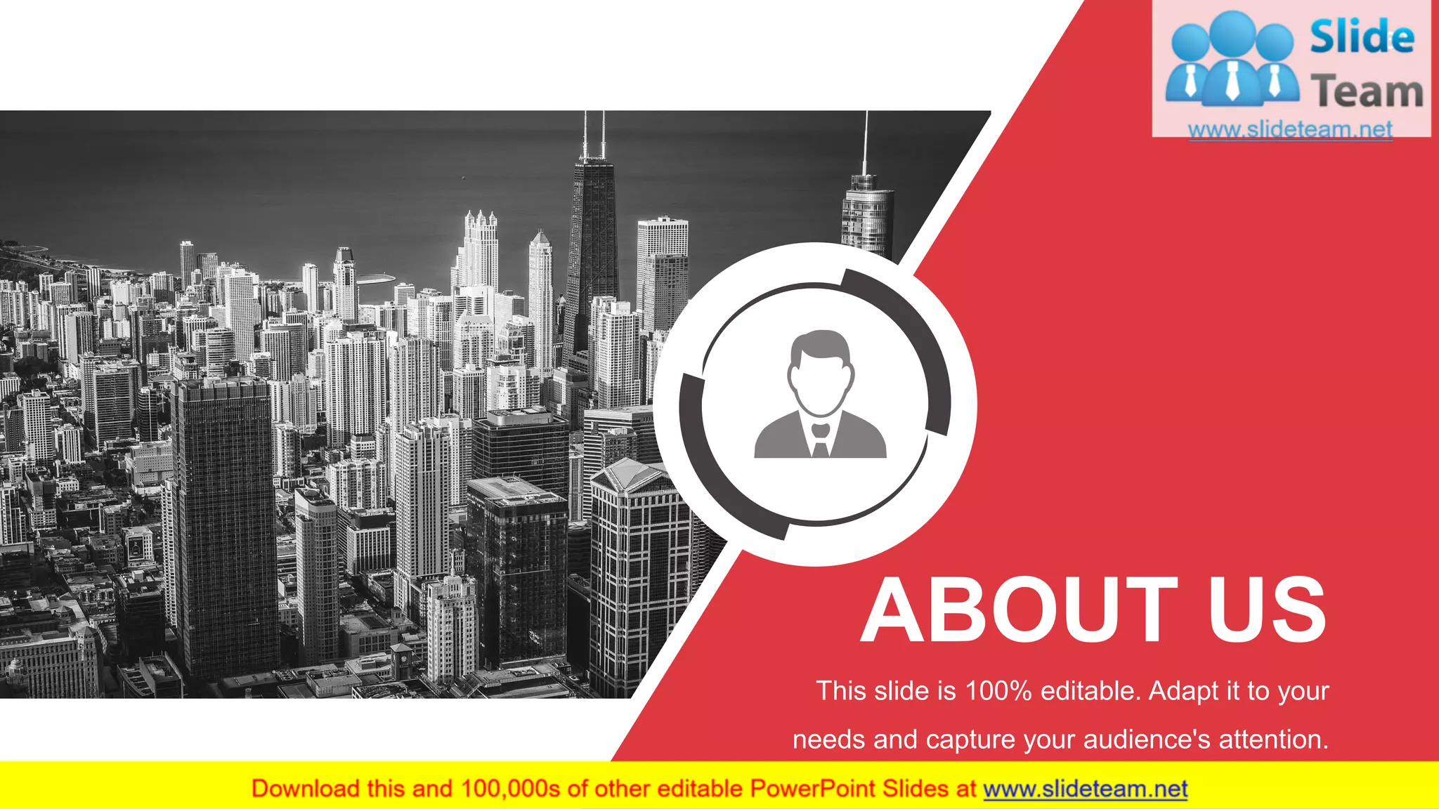 ABOUT US
This slide is 100% editable. Adapt it to your
needs and capture your audience's attention.
67
 