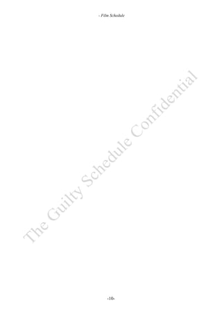 - Film Schedule




     -10-
 