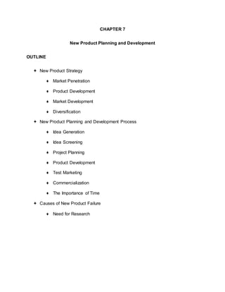 New product planning and development | PDF