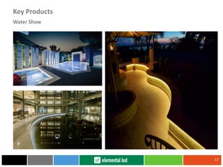 17
Water Show
Key Products
 