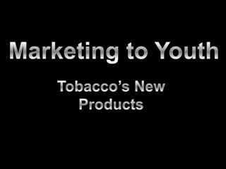 Tobacco’s New Products Peers Advocating Smoke-free Solutions  University of Missouri 
