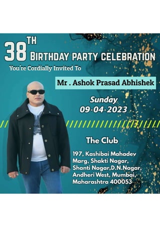 ashok prasad abhishek birthday celebration