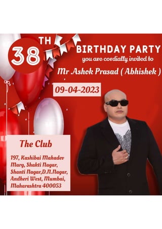 ashok prasad abhishek birthday celebration