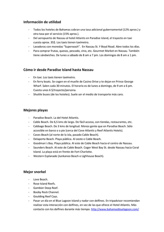 New providence island