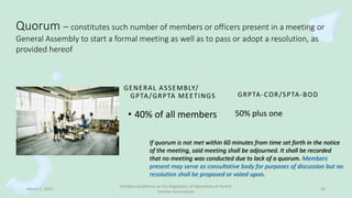 Discussion Quorum Example NEW PTA Guidelines-updated.pptx