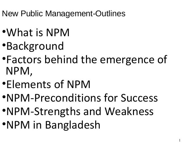 new public management thesis new public management thesis