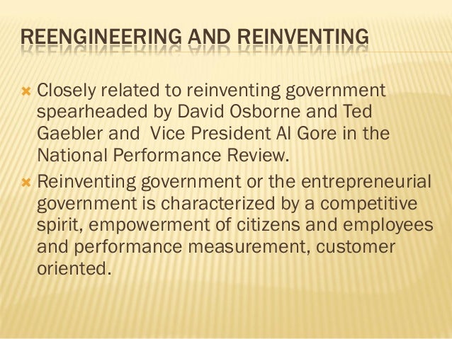 Reengineering the organization