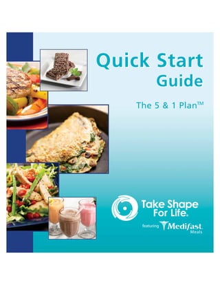 featuring
Meals
Quick Start
Guide
The 5 & 1 PlanTM
Quick Start
Guide
 