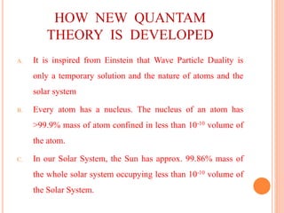 New quantum theory | PPTX