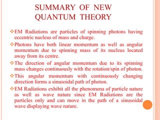 New quantum theory | PPTX
