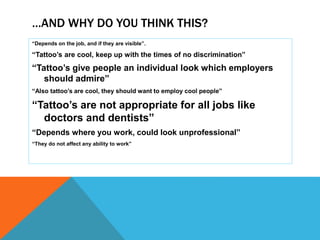 Questionnaire results