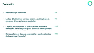 Rapport Harris Interactive pour la CNPA : Les Français et la mobilité au niveau local