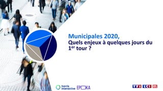 Municipales 2020,
Quels enjeux à quelques jours du
1er tour ?
 