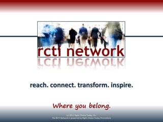 Australian Rcti Example The New RCTI Network Intro | PDF