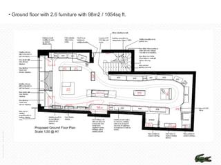 • Ground floor with 2.6 furniture with 98m2 / 1054sq ft.
Lacoste Convention – December 2011
 