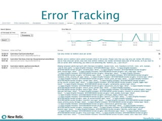 Error Tracking




                 NewRelic.com
 