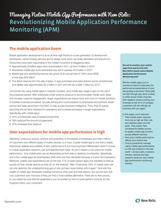 New Relic WhitePaper Monitoring Mobile Apps