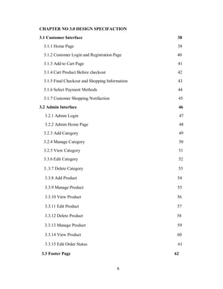 e commerce project report,E-Commerce,Eshop,report | PDF