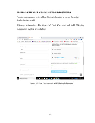 e commerce project report,E-Commerce,Eshop,report | PDF