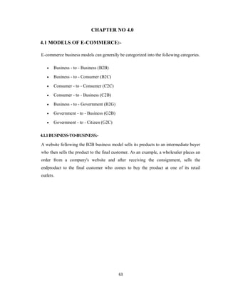 e commerce project report,E-Commerce,Eshop,report | PDF
