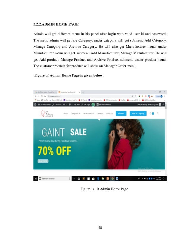 e commerce project report,ECommerce,Eshop,report