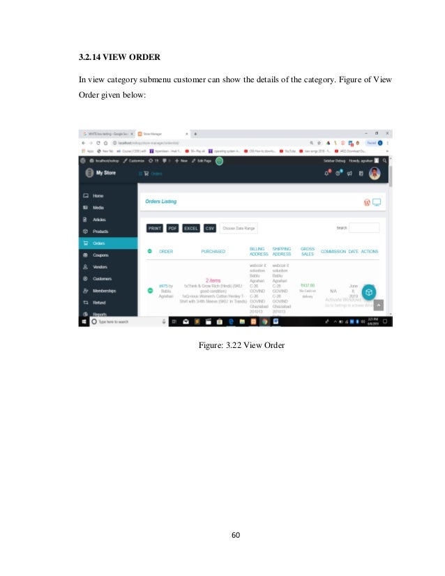 e commerce project report,ECommerce,Eshop,report