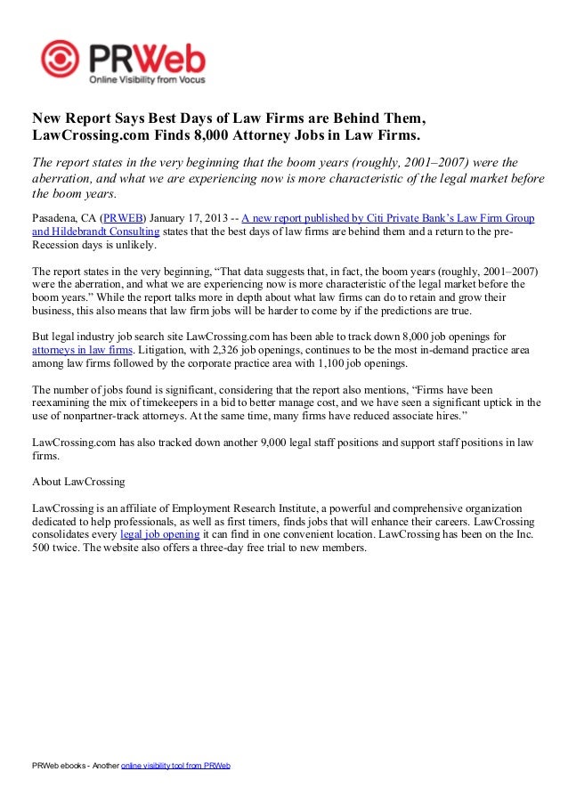 New report says best days of law firms are behind them, law ...