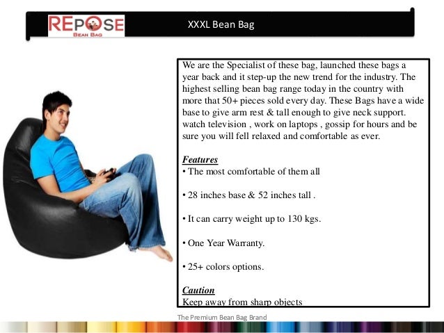 know more about bean bags in india