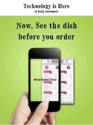 Yeppar Introducing Augmented Reality In Restaurant Menu Cards