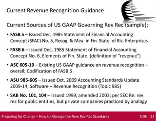 New Revenue Recognition Standards ASC 606 | PDF