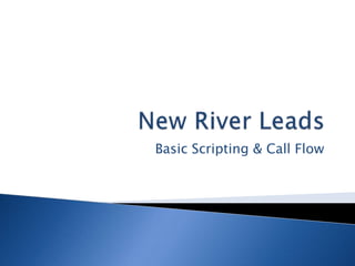 New River Leads Basic Scripting & Call Flow 