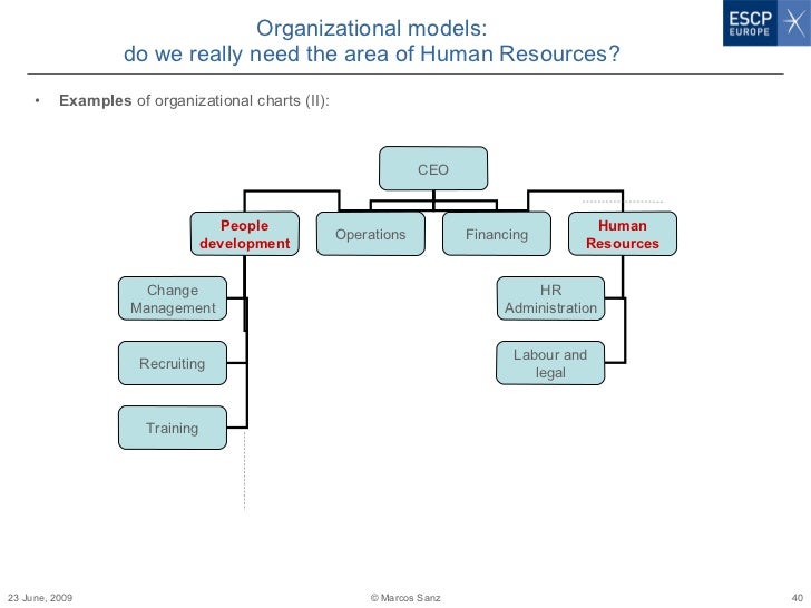 New Balance Organizational Chart