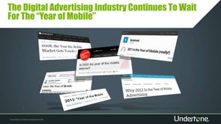 The Digital Advertising Industry Continues To Wait
For The “Year of Mobile”
 