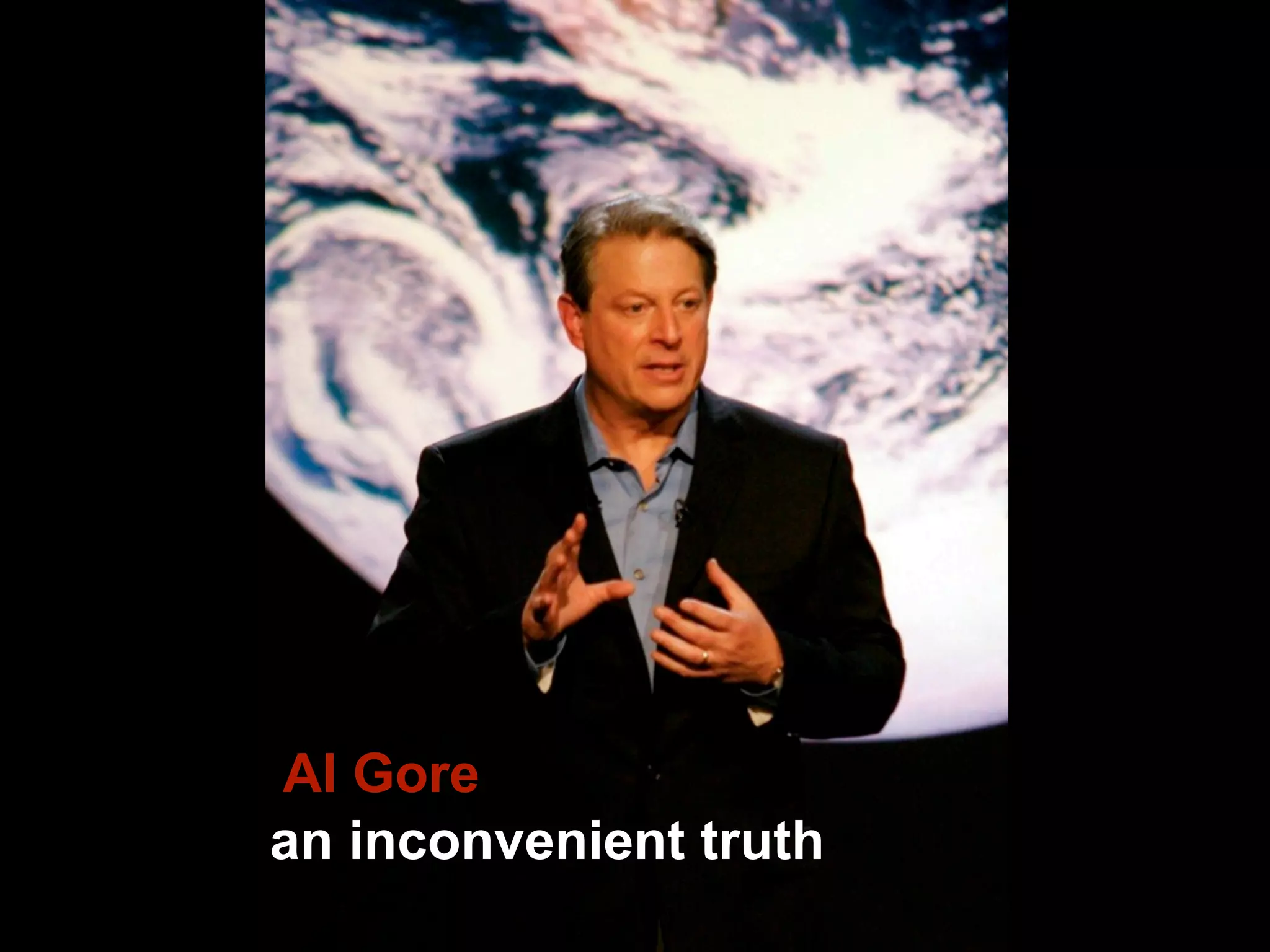an inconvenient truth Al Gore 